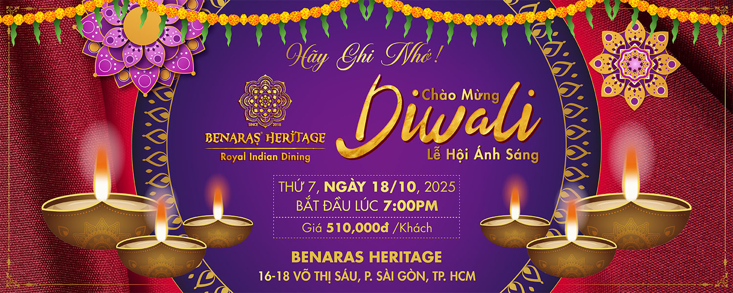 Đại tiệc Diwali - Cơ hội tận hưởng không khí lễ hội Ấn Độ náo nhiệt nhất Sài Gòn
