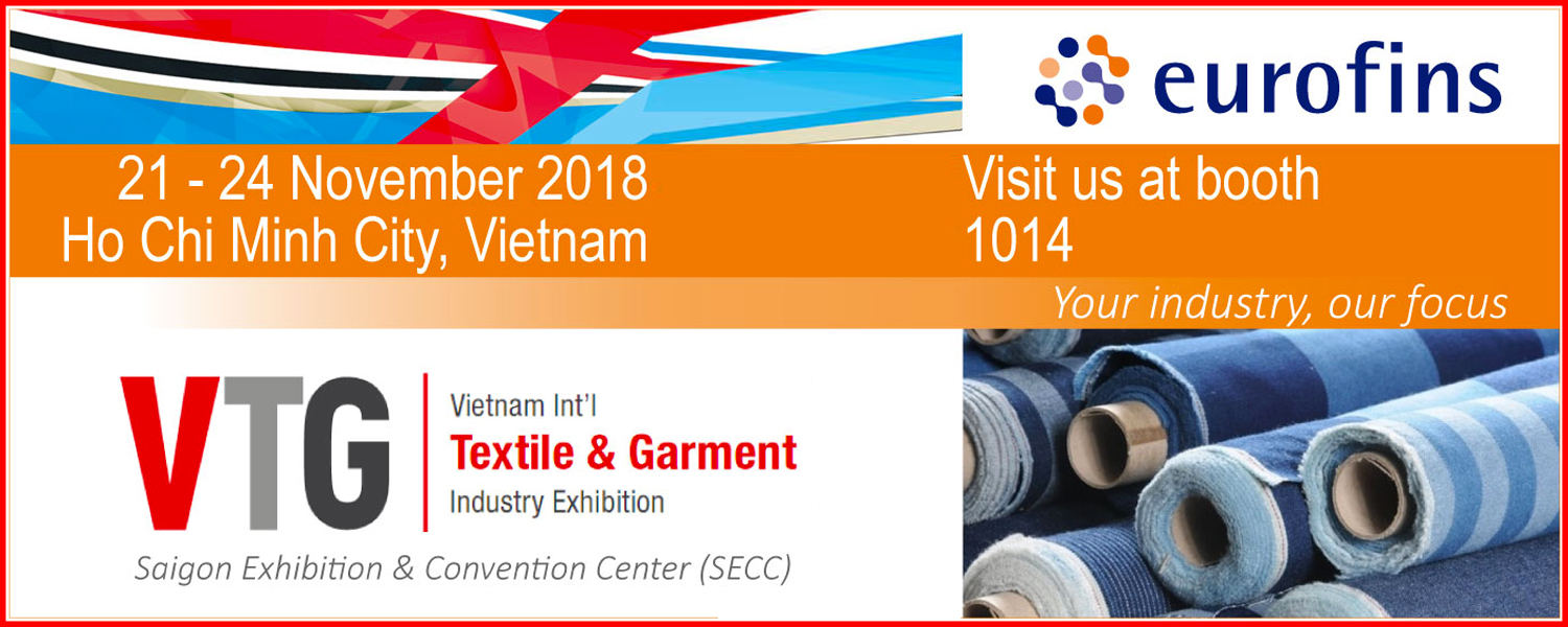 VTG 2018 - Triển lãm Quốc tế về Máy Móc Thiết Bị Nguyên Phụ Liệu Dệt May tại Việt Nam