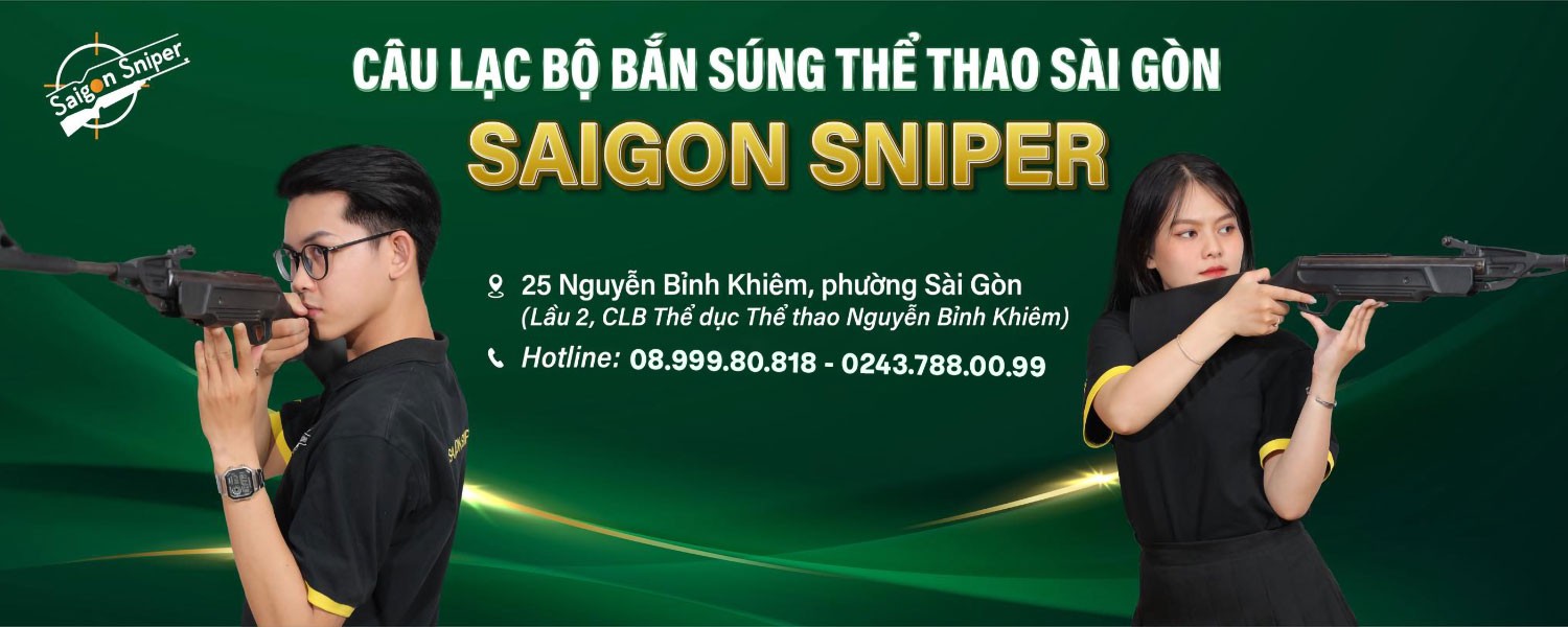 Vé trải nghiệm bắn súng thể thao tại Saigon Sniper 