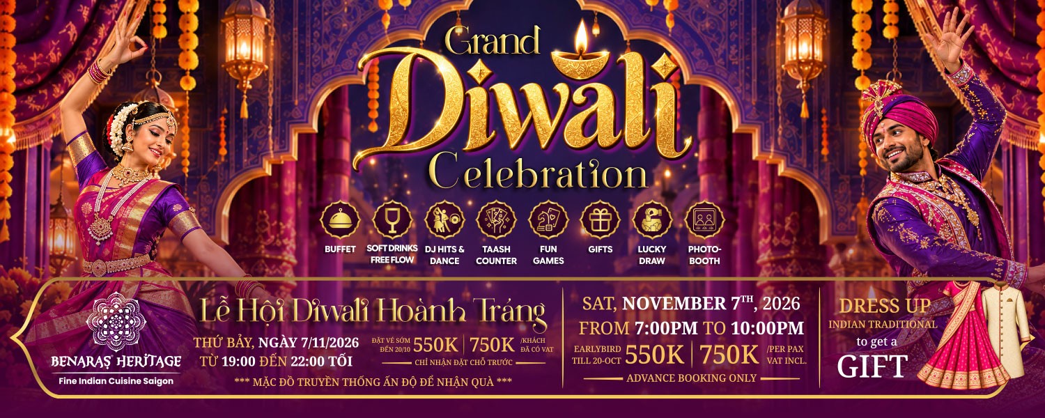 Lễ hội Ánh sáng Diwali 2026 - India's Festival of Lights in Saigon