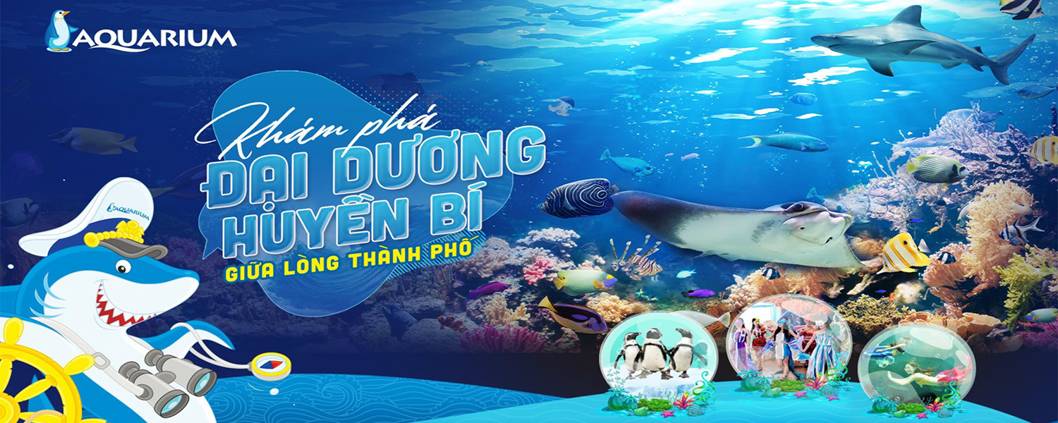 Bán vé vào cửa THỦY CUNG có quy mô lớn nhất Việt Nam - Vinpearl AQUARIUM Times City