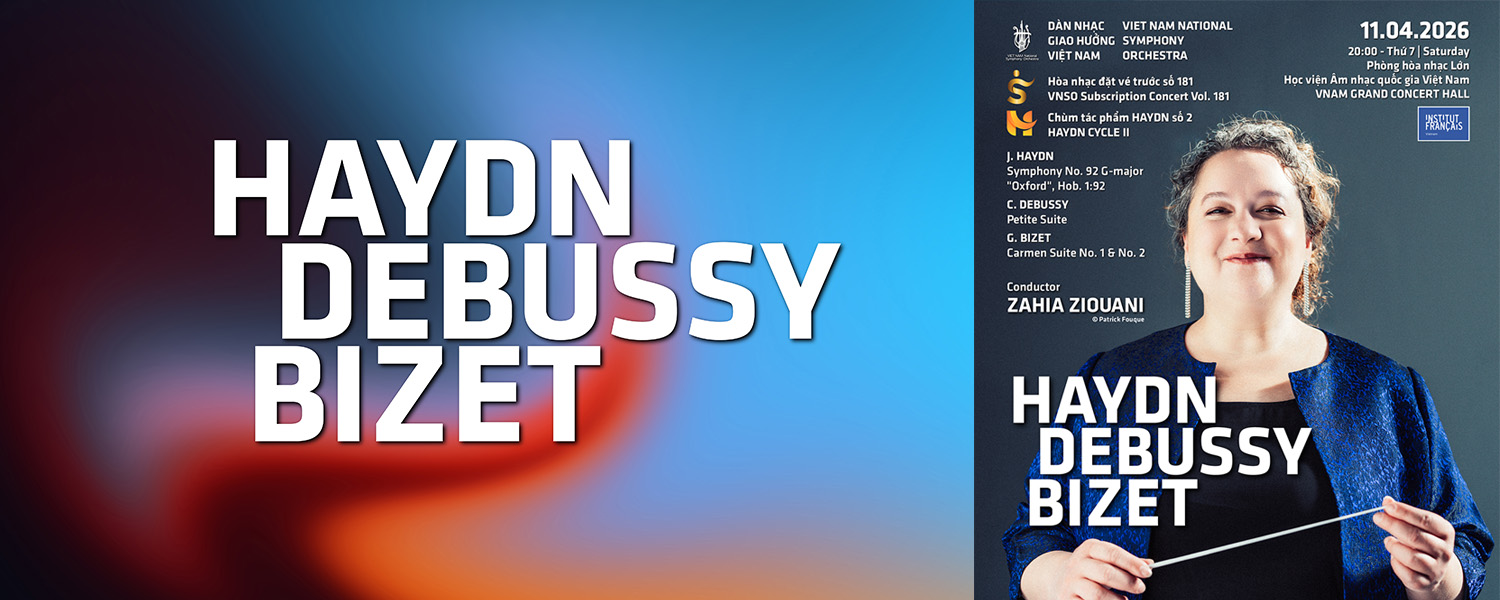 Hòa nhạc đặt vé trước số 181 - Subscription Concert Vol 181 | Conductor Zahia Ziouani
