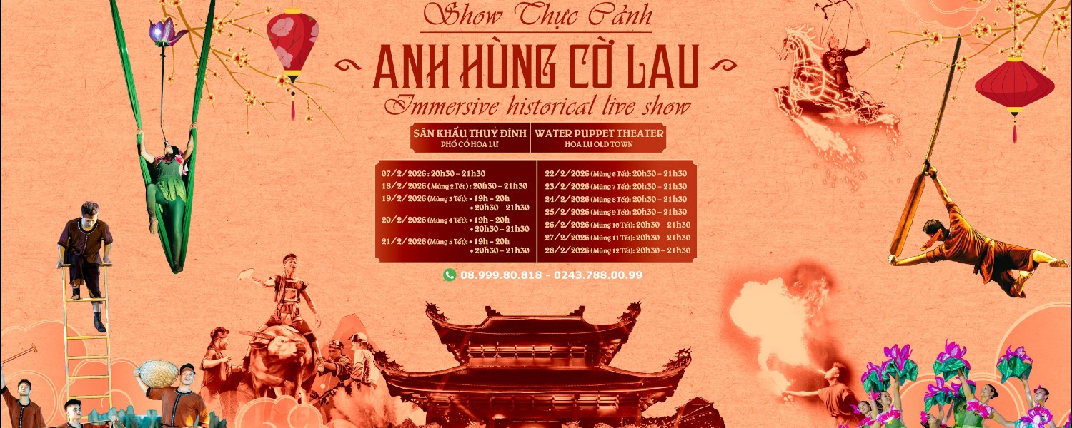 Show thực cảnh ANH HÙNG CỜ LAU - Hoa Lư Ninh Bình | Immersive historical live show