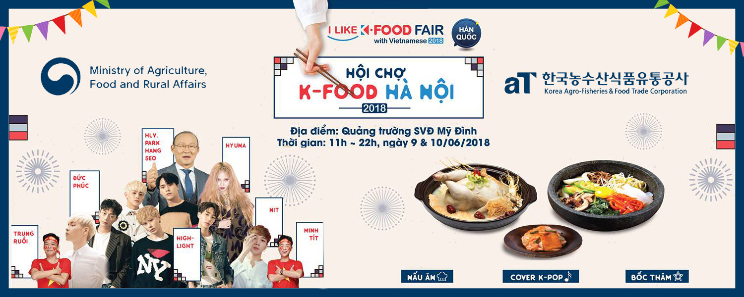 Hội chợ K-FOOD Hà Nội 2018