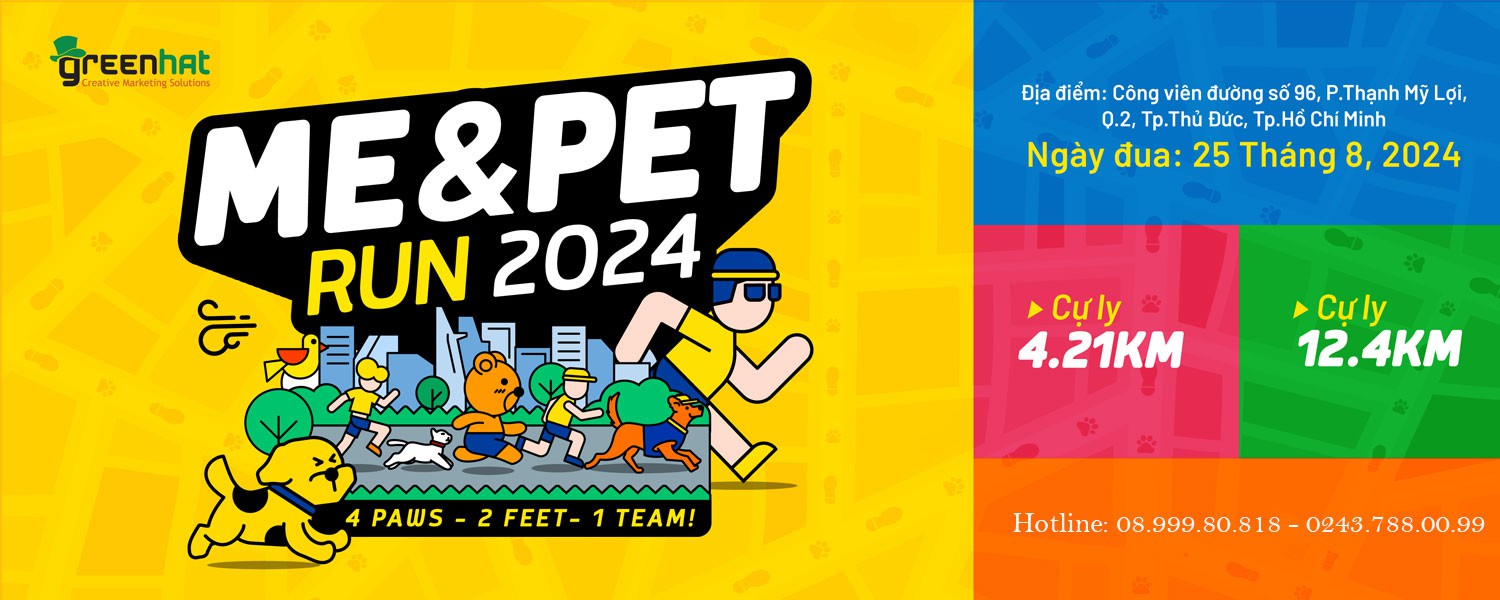 Giải chạy bộ Me&Pet Run 2024