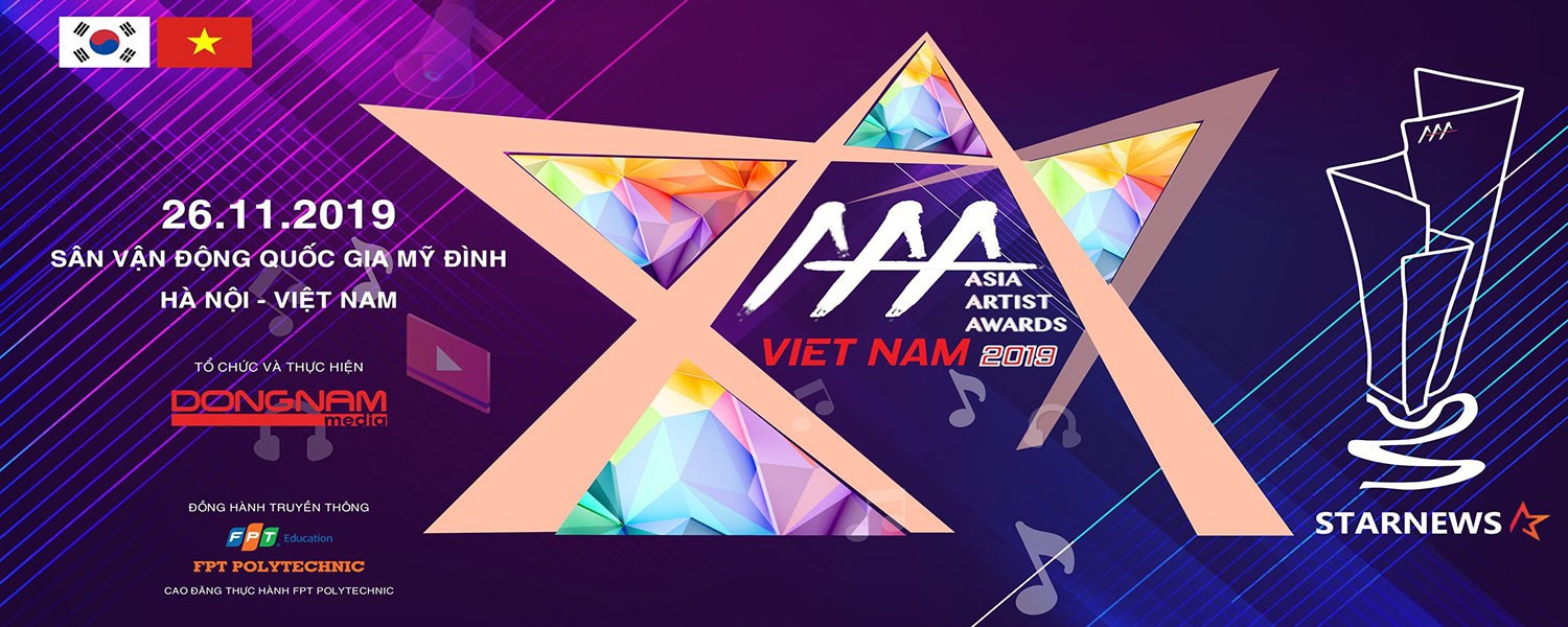 Lễ trao giải Asia Artist Awards - AAA VIETNAM 2019