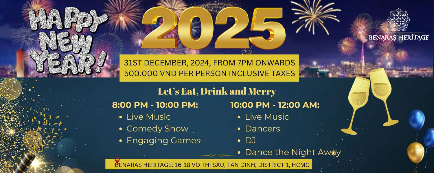 Unforgettable New Year’s Eve Bash at Benaras Heritage!