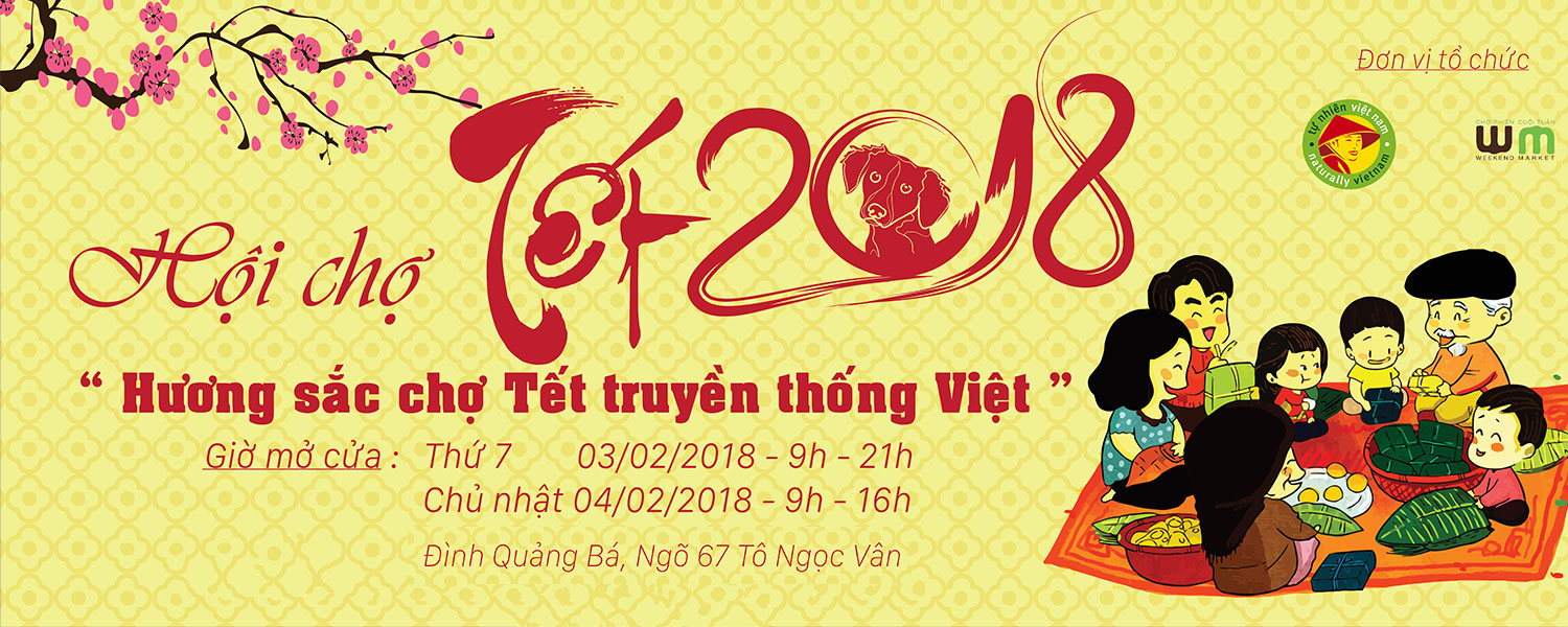 Hội chợ Tết 2018 - Hương sắc chợ Tết truyền thống Việt