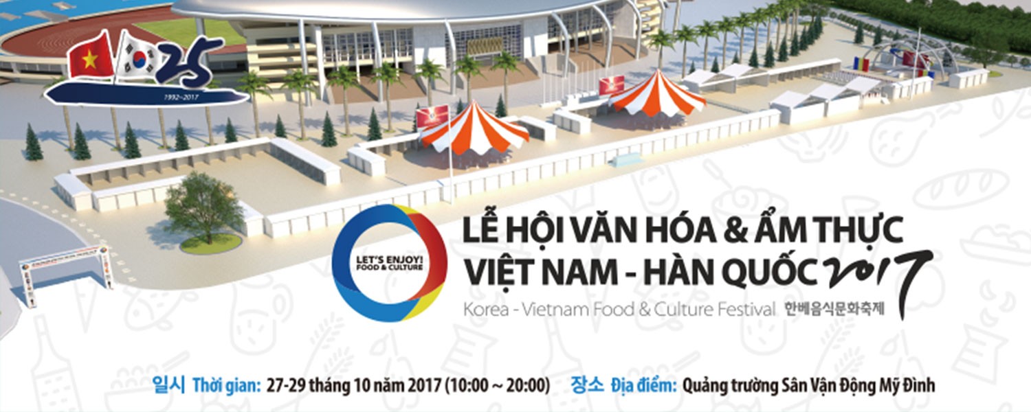 Lễ hội ẩm thực, văn hóa Hàn-Việt 2017