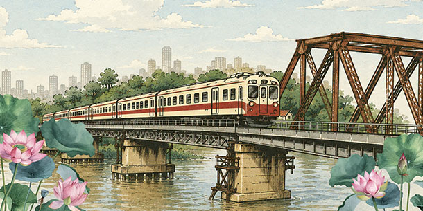 Vé tàu hỏa du lịch "Hà Nội 5 Cửa Ô" - The Hanoi Train 