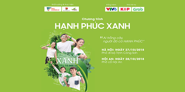 Ngày hội trồng cây HẠNH PHÚC XANH tại Hà Nội