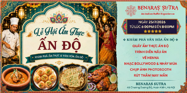  LỄ HỘI ẨM THỰC ẤN ĐỘ ĐÃ ĐẾN HÀ NỘI