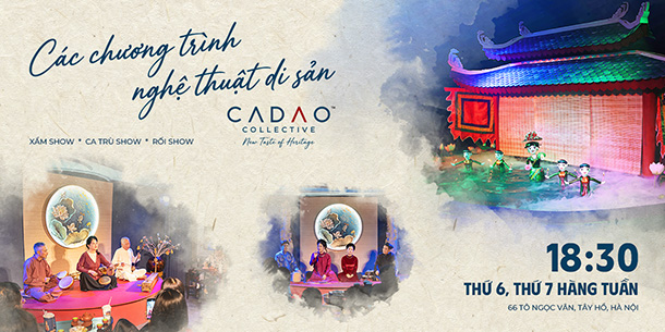 Sân khấu Rối nước cách tân - CADAO Collective - Chương trình nghệ thuật di sản WATER PUPPETRY