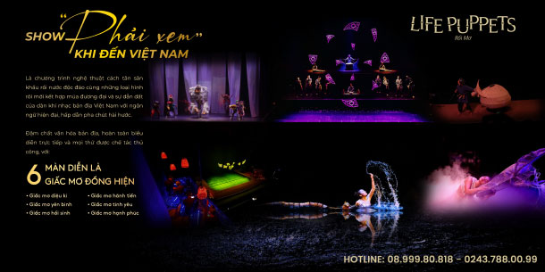 Vé show Rối Mơ Nha Trang |  Life Puppets show 