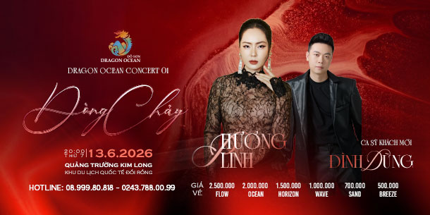 Dragon Ocean Concert 1 tại Hải Phòng: Dòng Chảy  | Phương Linh & Đình Dũng