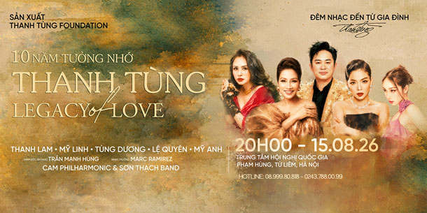 Live concert Thanh Tùng - Legacy of Love 2026