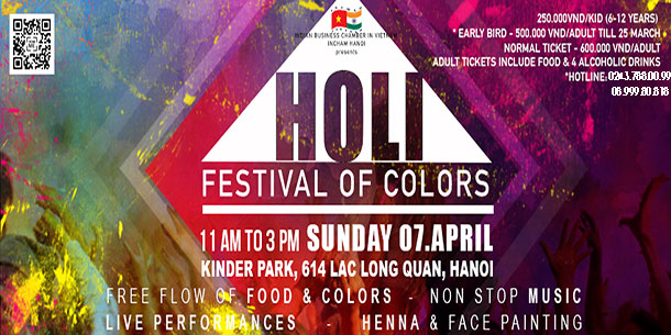 LỄ HỘI HOLI 2019 -  Festival of Colors
