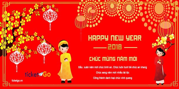 Sự kiện chào xuân năm mới 2018 tại Hà Nội  & TP Hồ Chí Minh