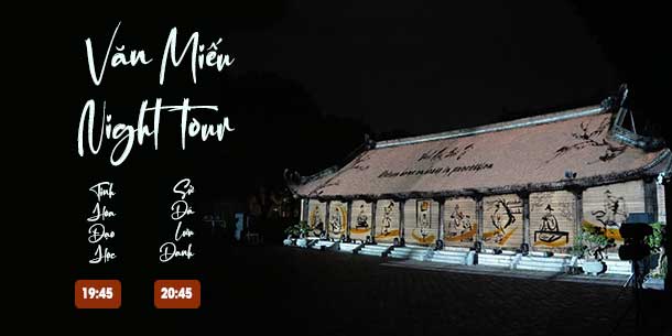 Tour đêm Văn Miếu - Van Mieu Night Tour