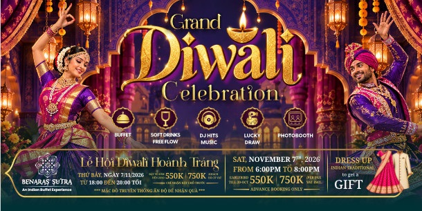 Lễ hội Ánh sáng Diwali 2026 tại Hà Nội - India's Festival of Lights in Hanoi