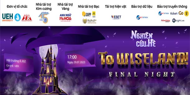 Mở link đăng ký tham dự đêm Gala Chung kết - To The Wiseland