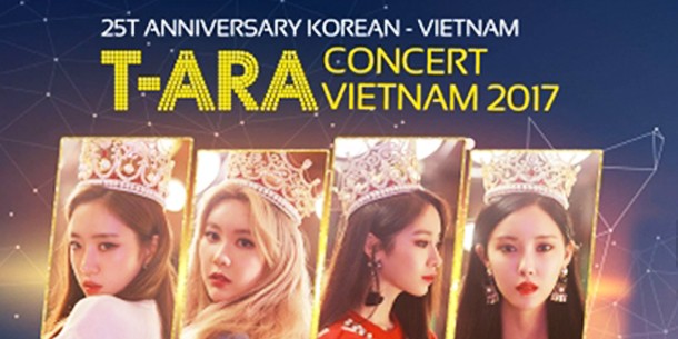 T-ARA Vietnam Concert 2017 tại svđ Phú thọ, TP. HCM