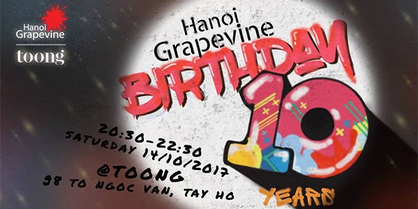 Hanoi Grapevine's 10th Year Anniversary