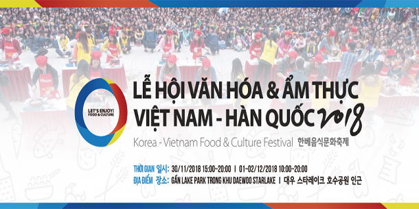Lễ hội Văn Hóa & Ẩm thực Việt Nam - Hàn Quốc