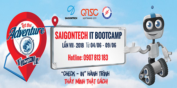 Trại hè SaigonTech IT  Bootcamp 2018 - "Let the adventure begin"