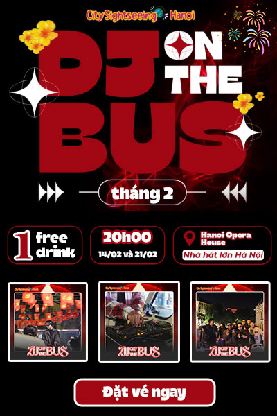 DJ on the bus - VietNam sightseeing