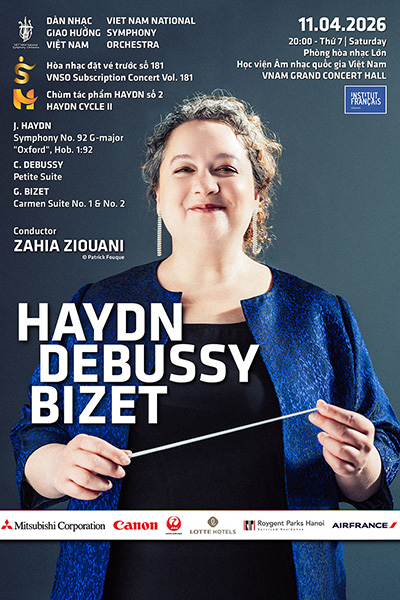 Hòa nhạc đặt vé trước số 181 - Subscription Concert Vol 181 | Conductor Zahia Ziouani