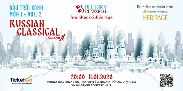 Hòa nhạc giao hưởng BLUESKY Season 1, Vol 2: RUSSIAN CLASSICAL