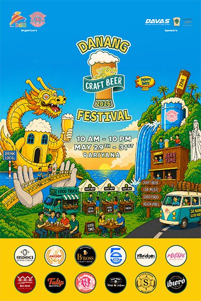 DaNang Craft Beer Festival 2026 - Lễ hội bia thủ công Đà Nẵng 2026