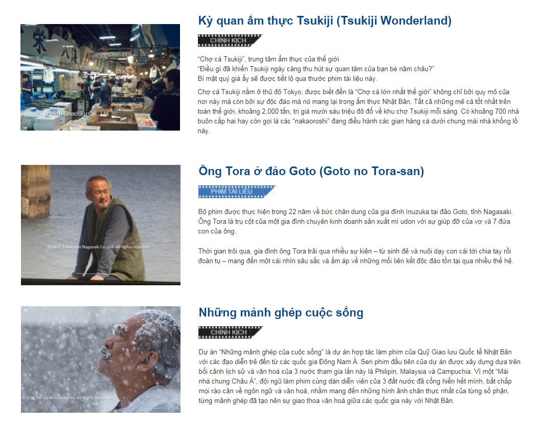 Li&ecirc;n hoan phim Nhật Bản 2017